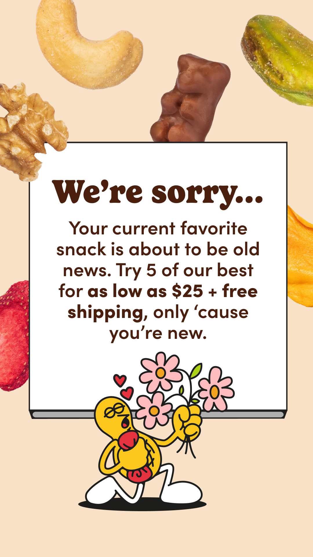 Nuts.com Facebook ad