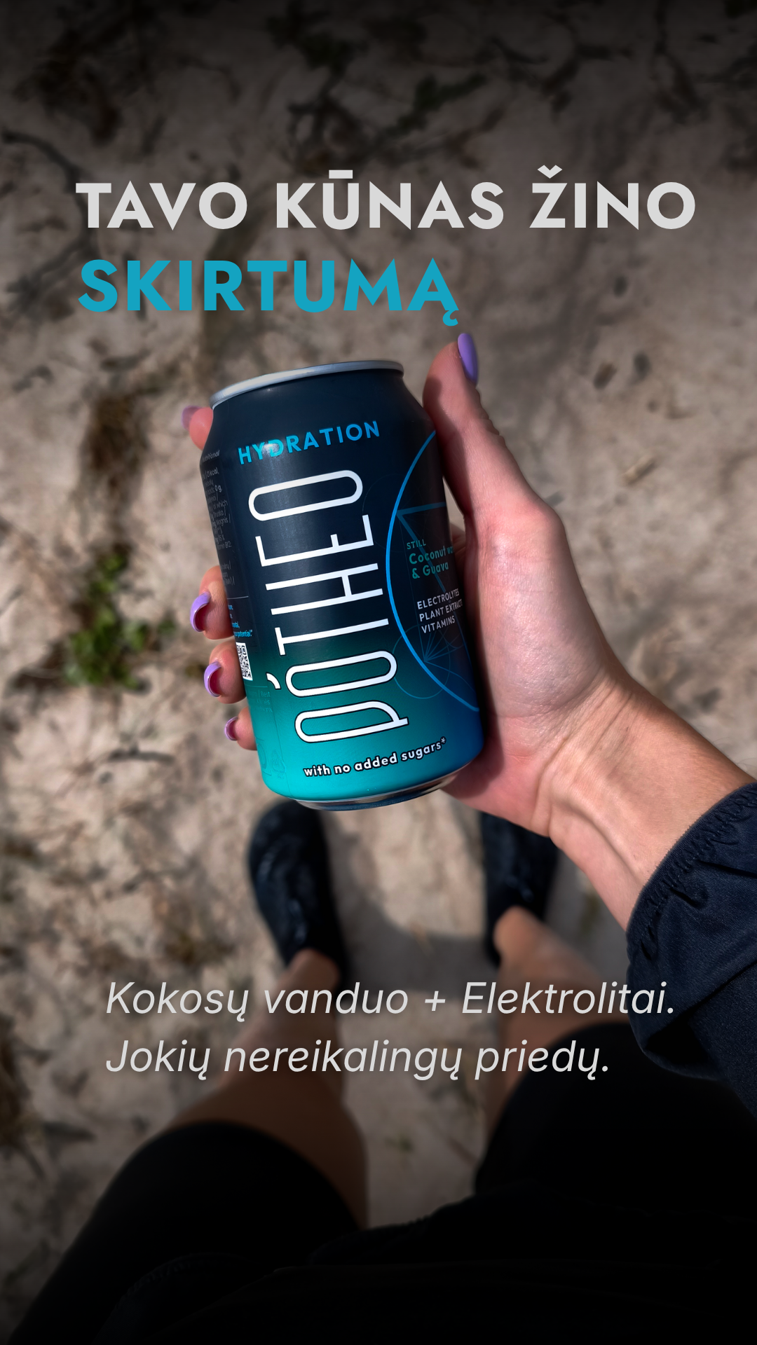 PÓTHEO Facebook ad: Tavo kūnas jaučia skirtumą.