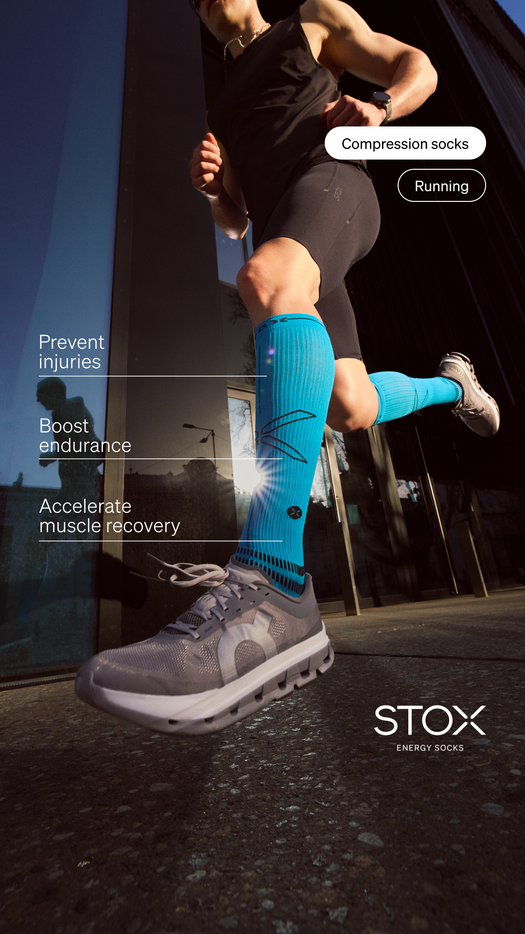 STOX Energy Socks Facebook ad