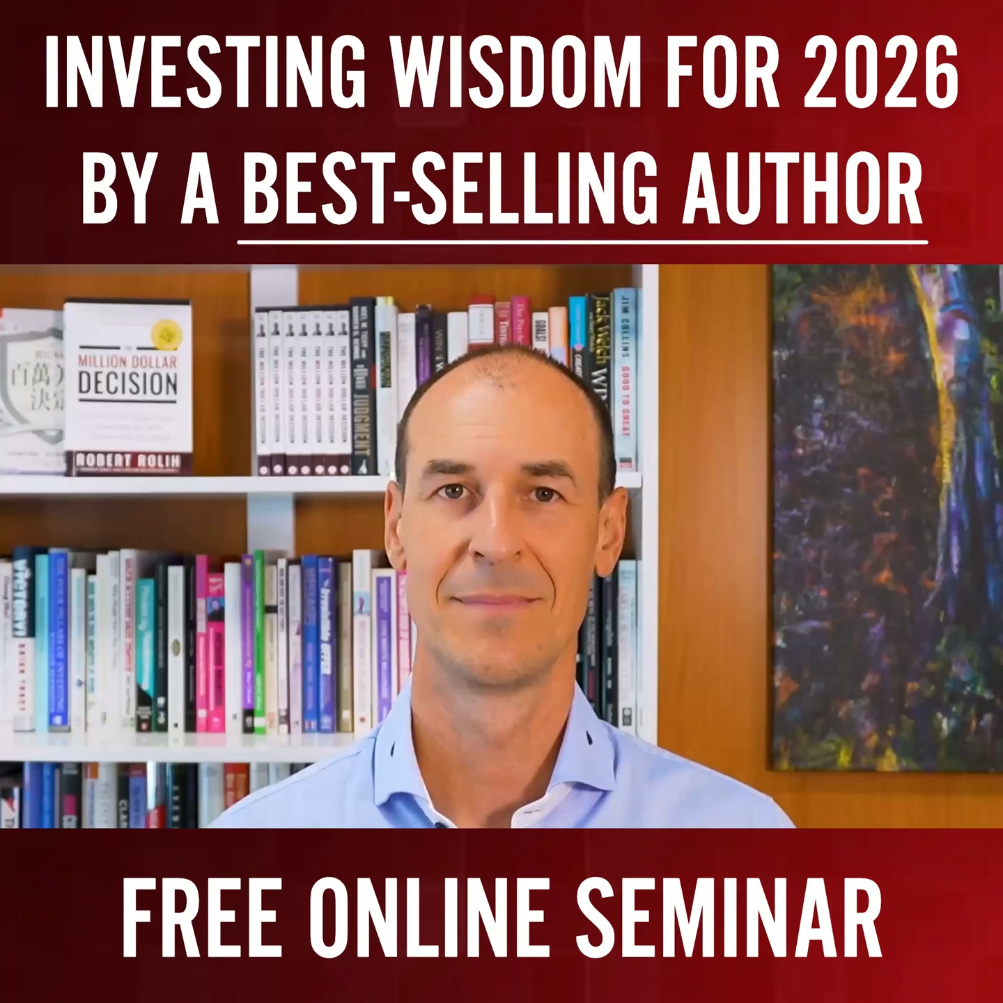 Robert Rolih Investing Education Facebook ad: Register here for free (starting soon)