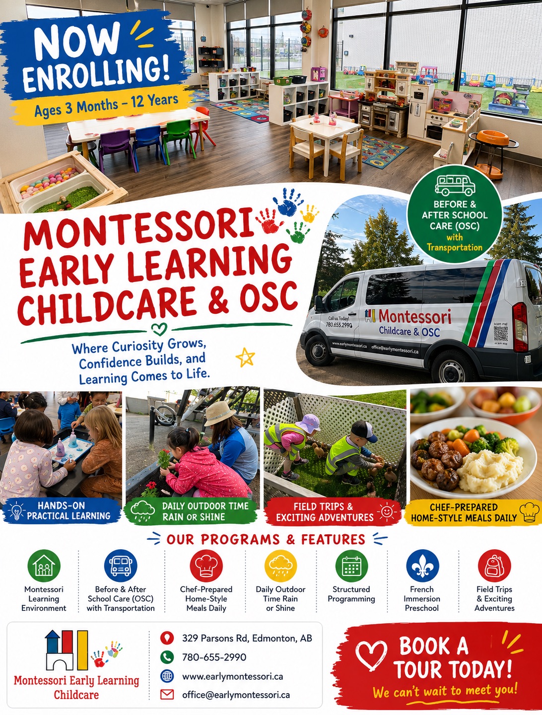 Montessori Early Learning ChildCare Facebook ad from Jul 3, 2026