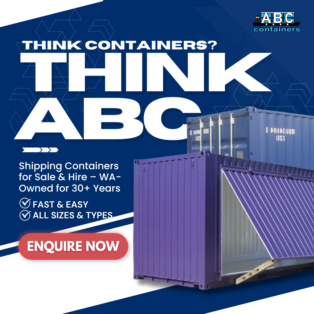 ABC Containers Facebook ad: Western Australia's Premier Container Supplier - ABC…