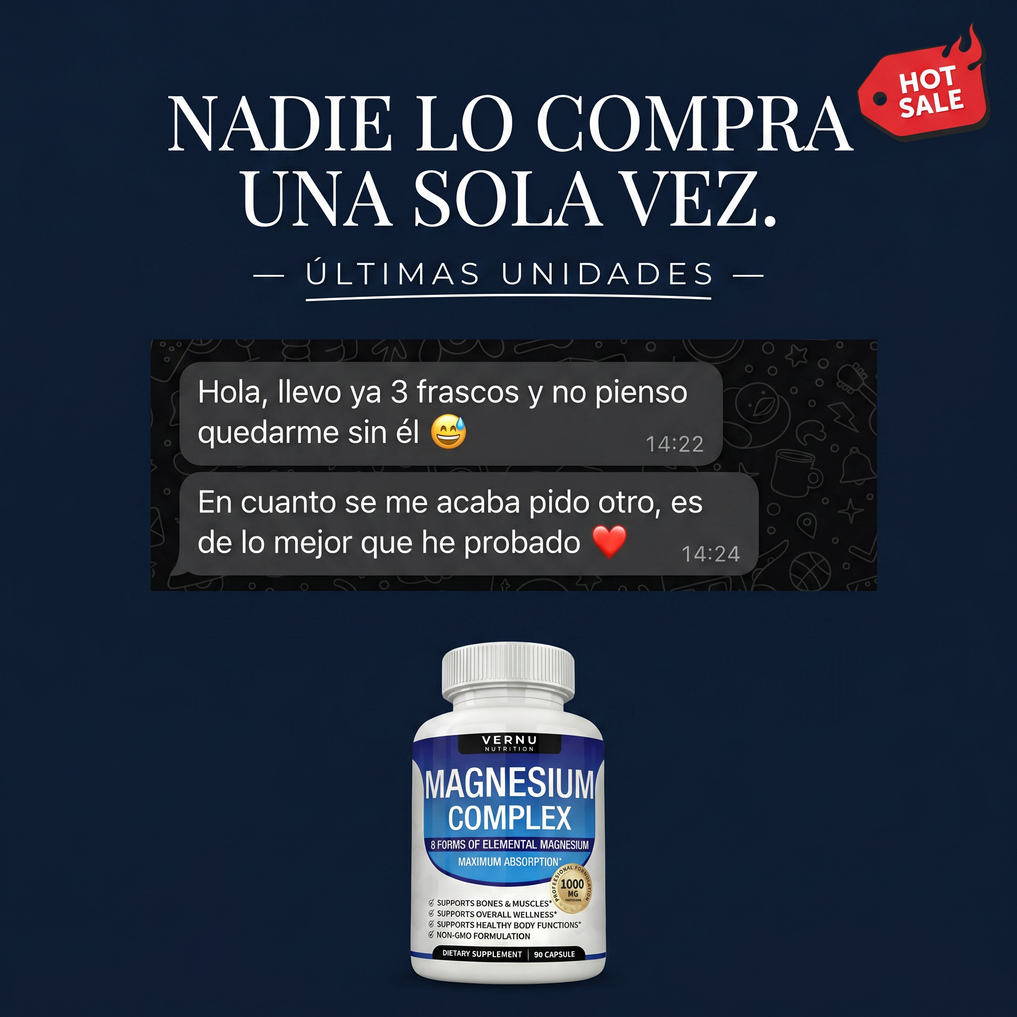 Vernu Facebook ad: Bajamos el precio por primera vez (solo por Hot Sale)