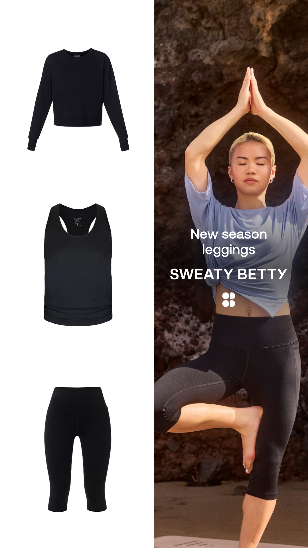 Sweaty Betty Facebook ad