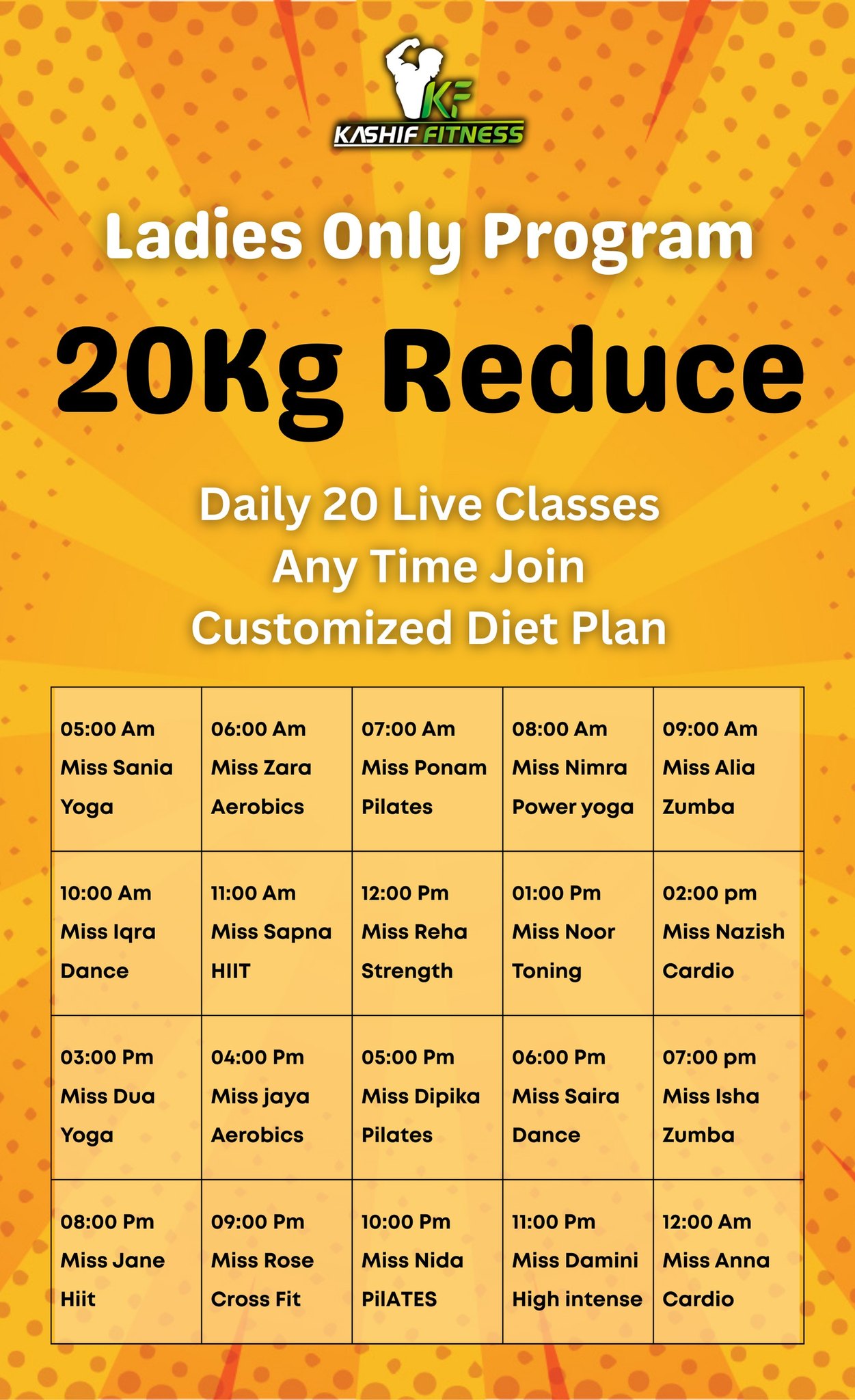 Kashif Fitness Facebook ad