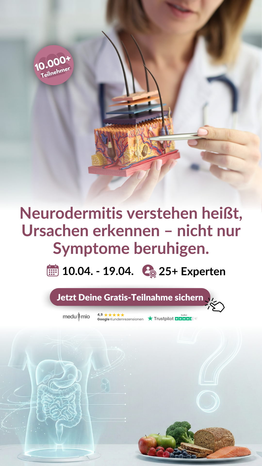 Medumio - Wissen, was hilft. Wissen, das hilft. Facebook ad