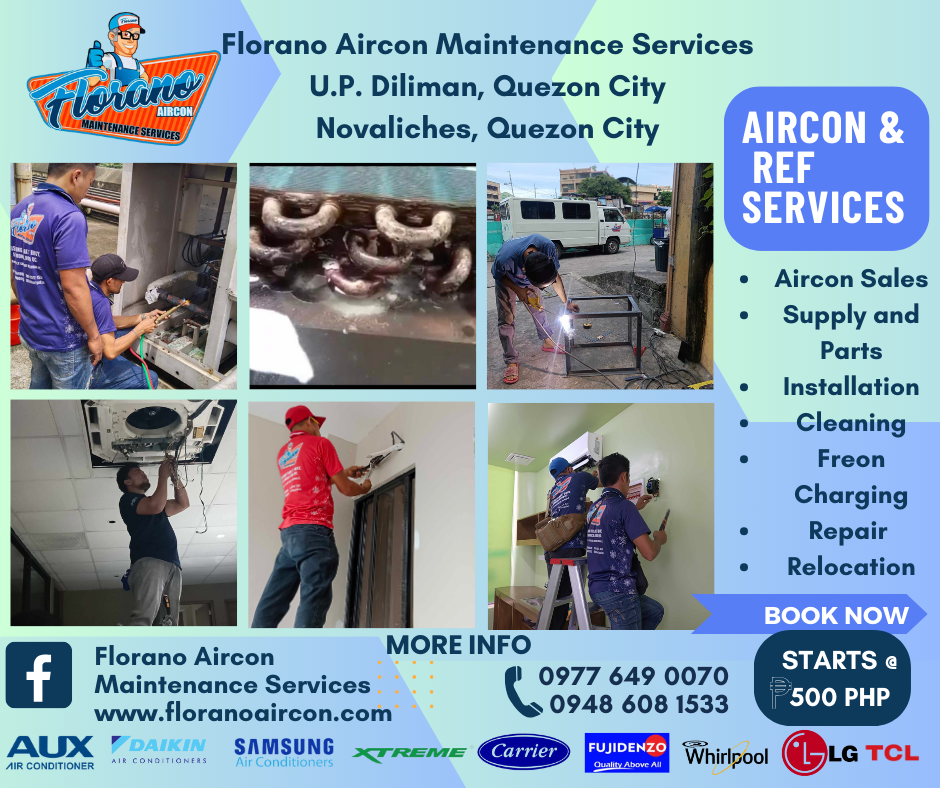 Florano Aircon Maintenance Services Facebook ad from Mar 24, 2026