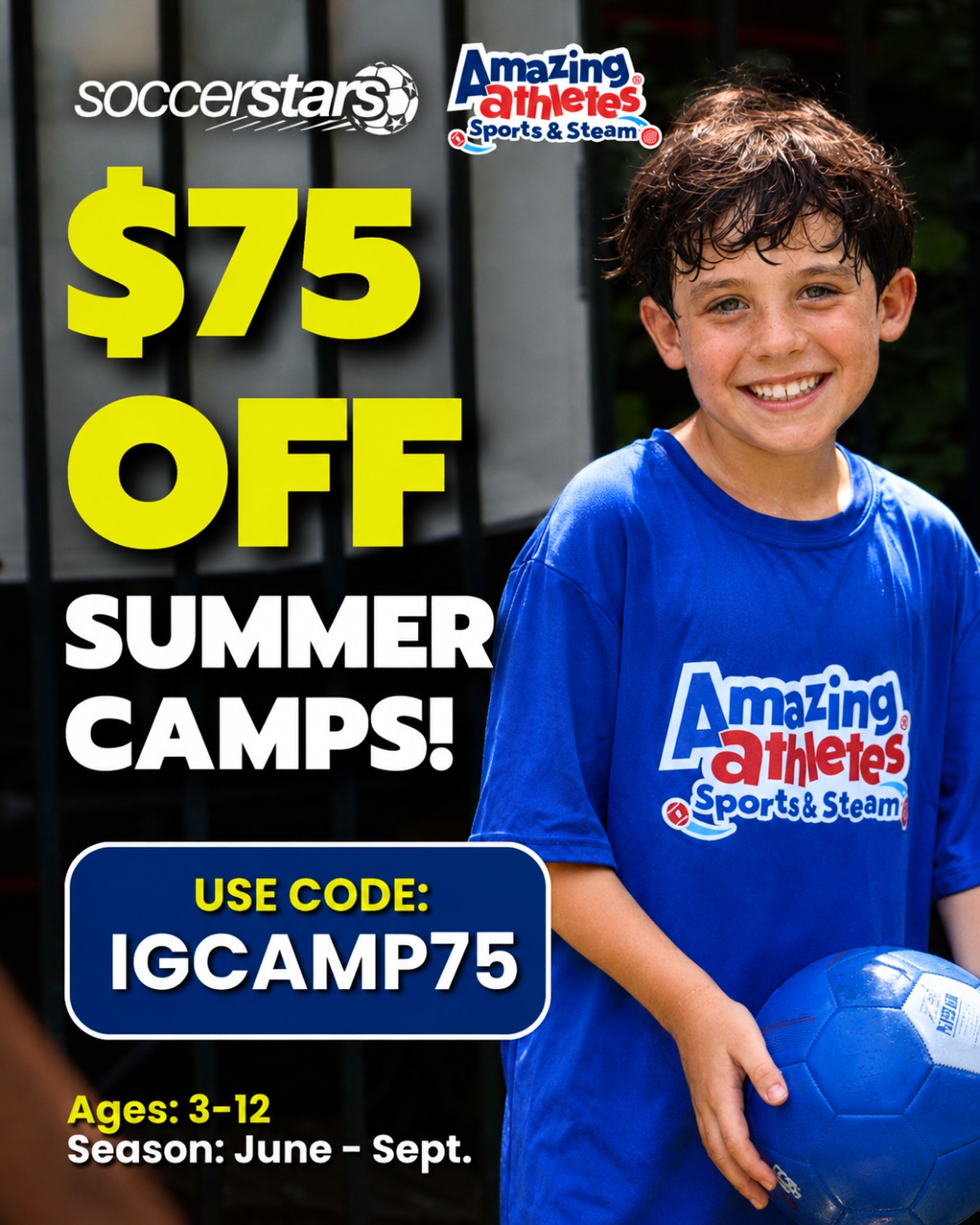 Super Soccer Stars Facebook ad: @amazingathletes and Soccer Stars are back for another…