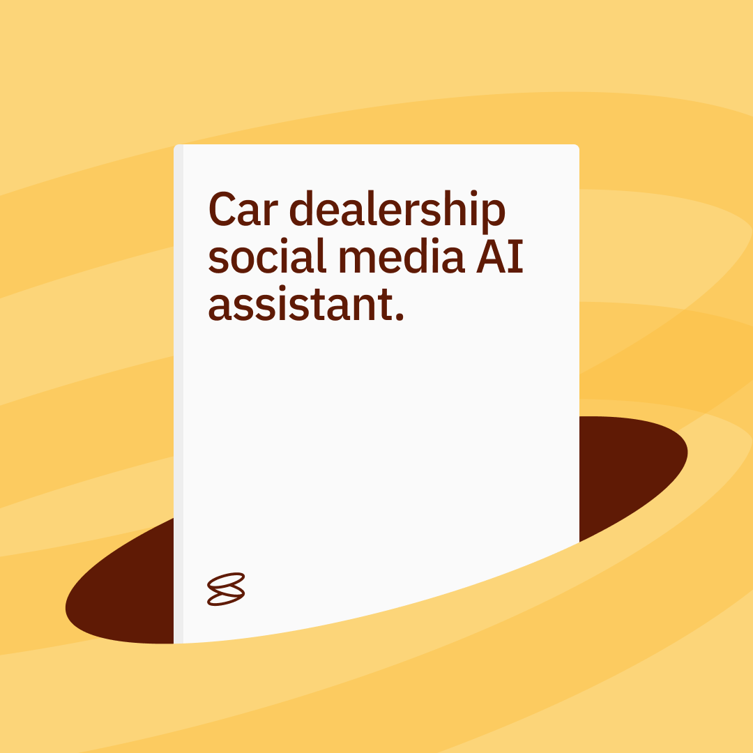 Sendible Facebook ad: Stop posting car photos and start driving results.