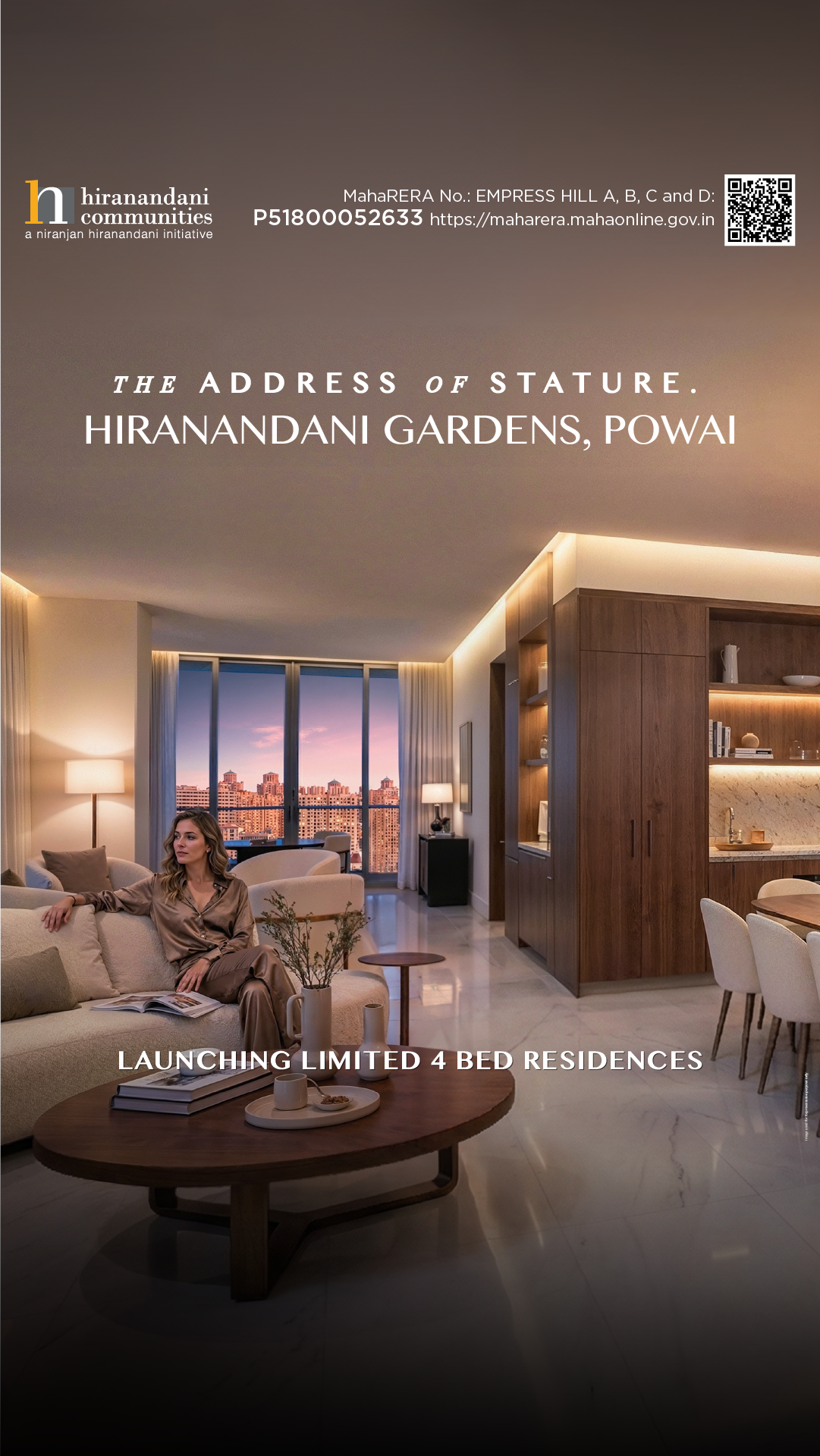 Hiranandani Communities Facebook ad from Feb 15, 2026