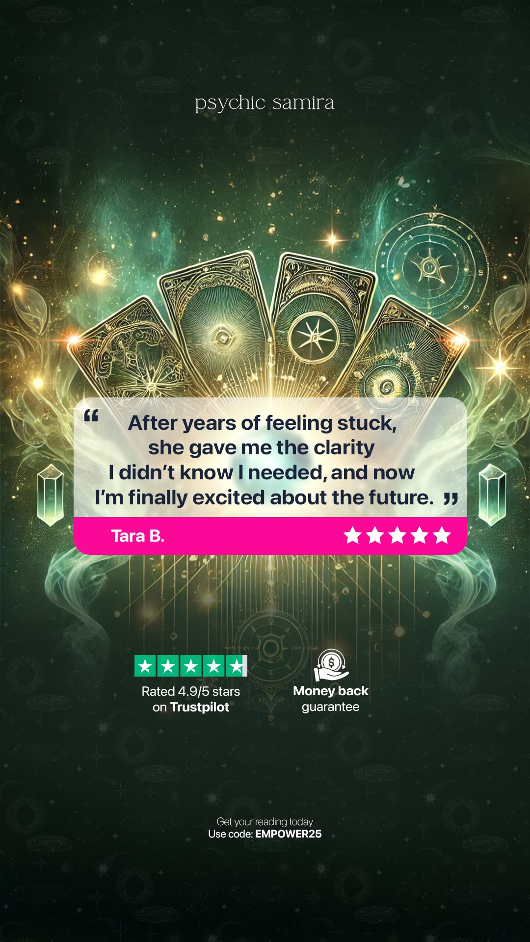 Psychic Samira Facebook ad