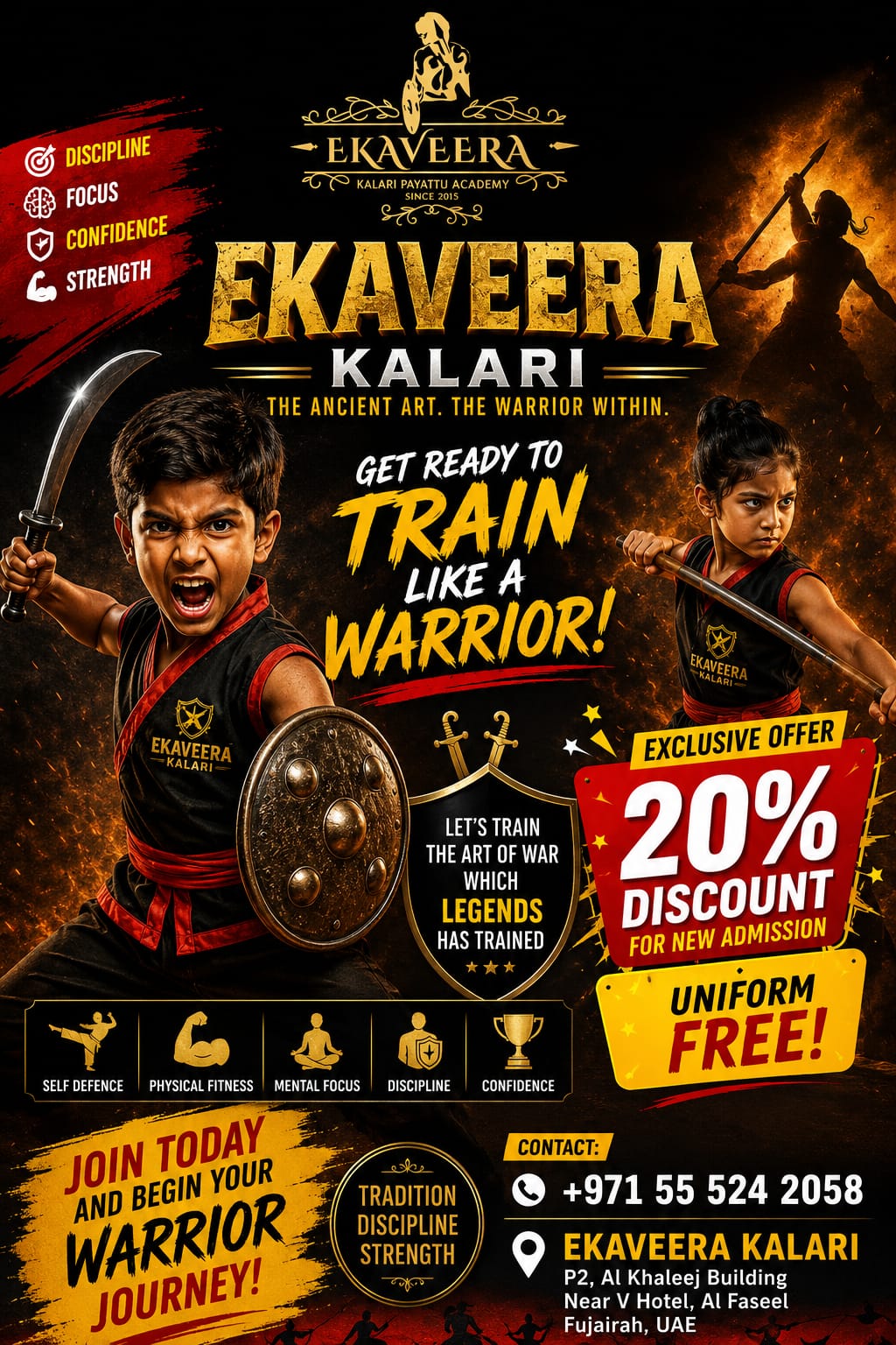 Ekaveera kalari uae Facebook ad: Chat with us