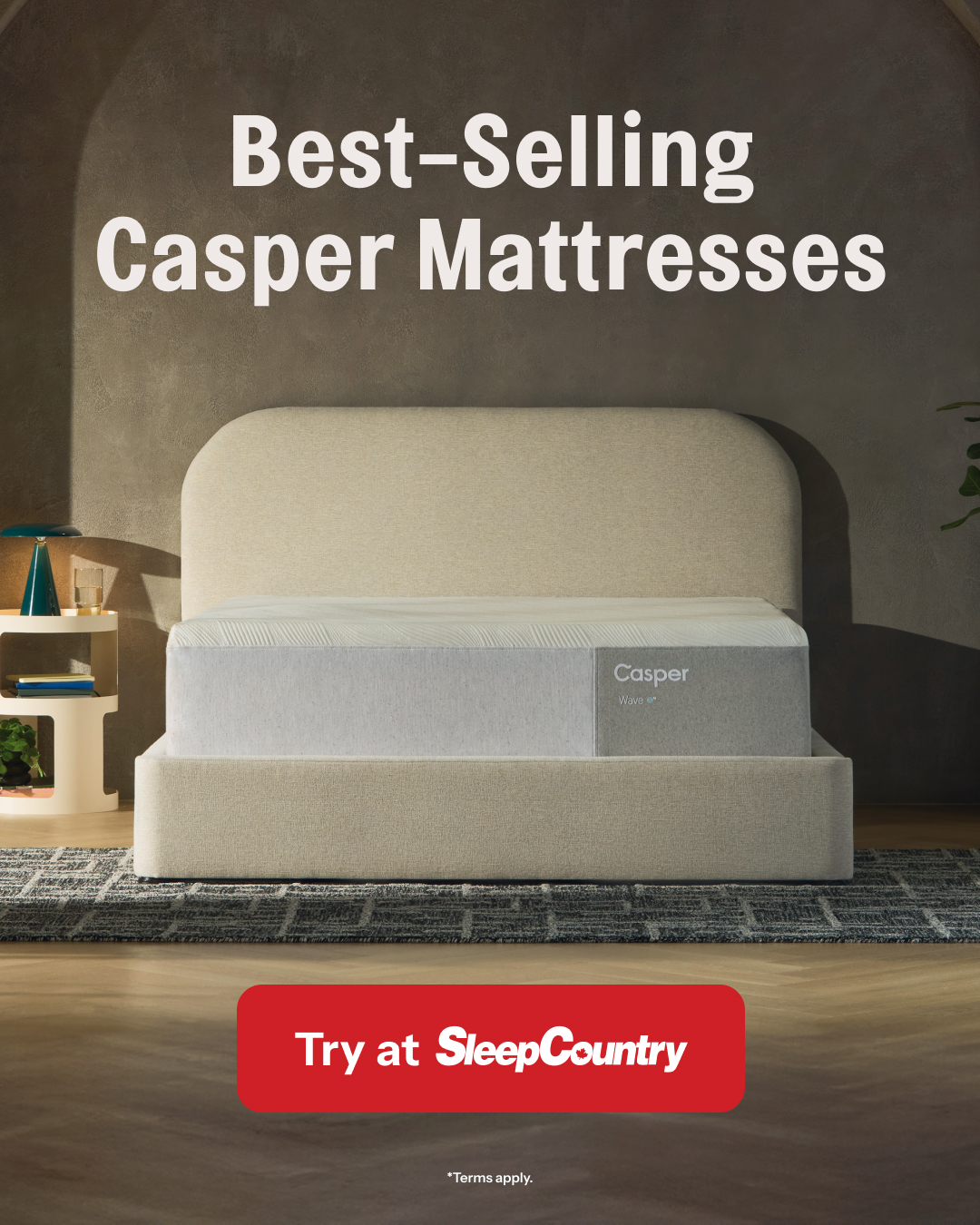 Sleep Country Canada Facebook ad: Best-Selling Casper Mattresses