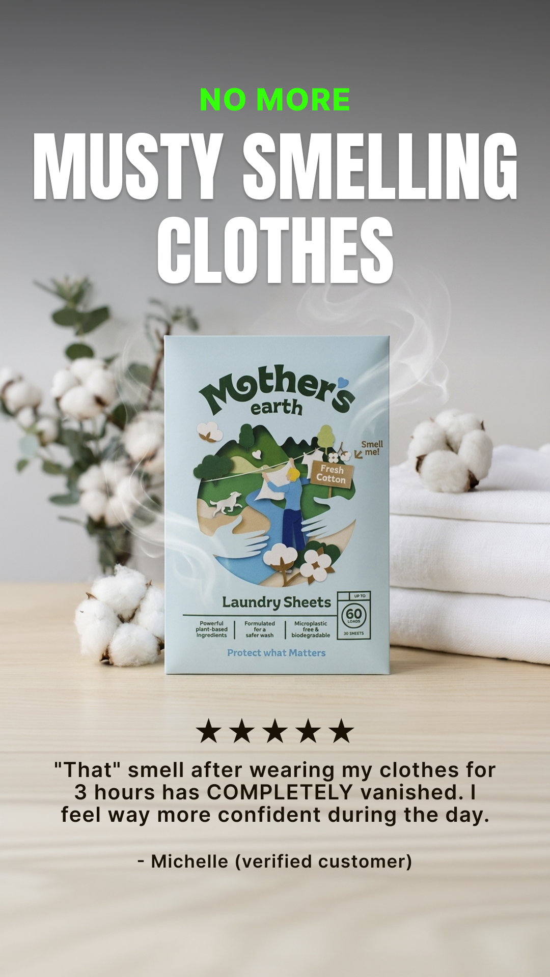 Mothers Earth Facebook ad