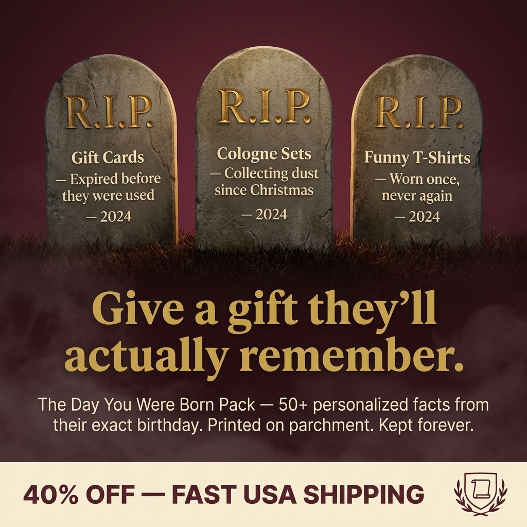 A Day In History USA Facebook ad: The Perfect Gift
