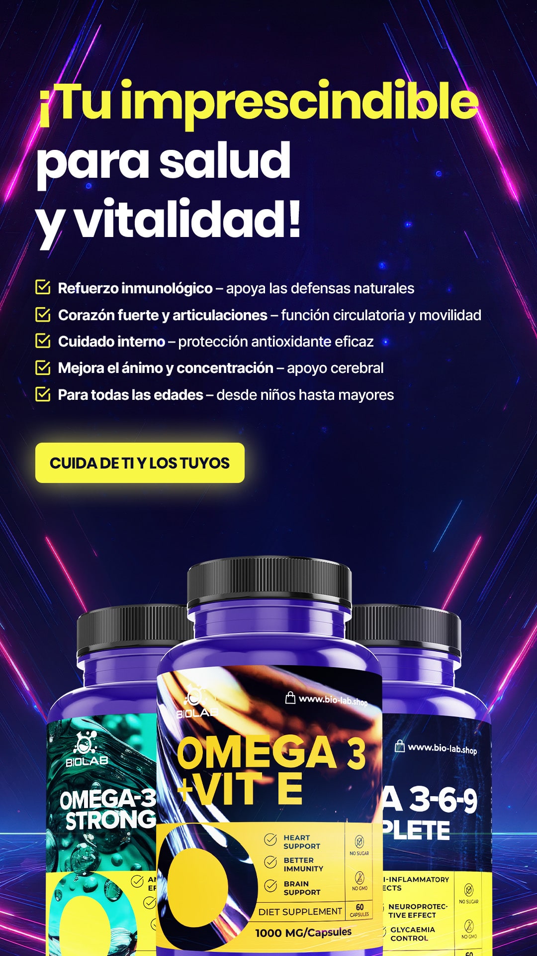 Biolabshop Facebook ad