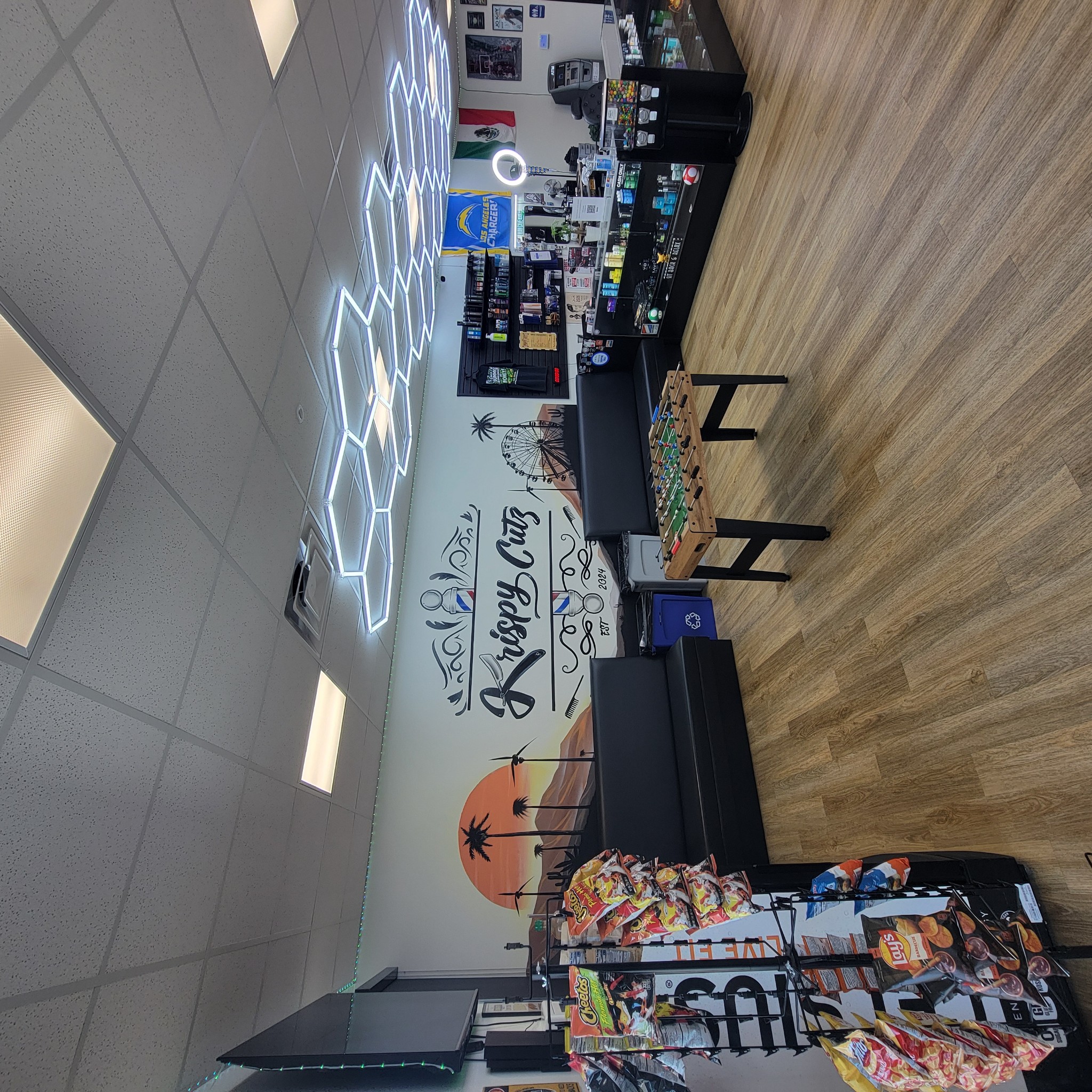 Krispy Cutz Barbershop Facebook ad: Level up your style and grooming game at…