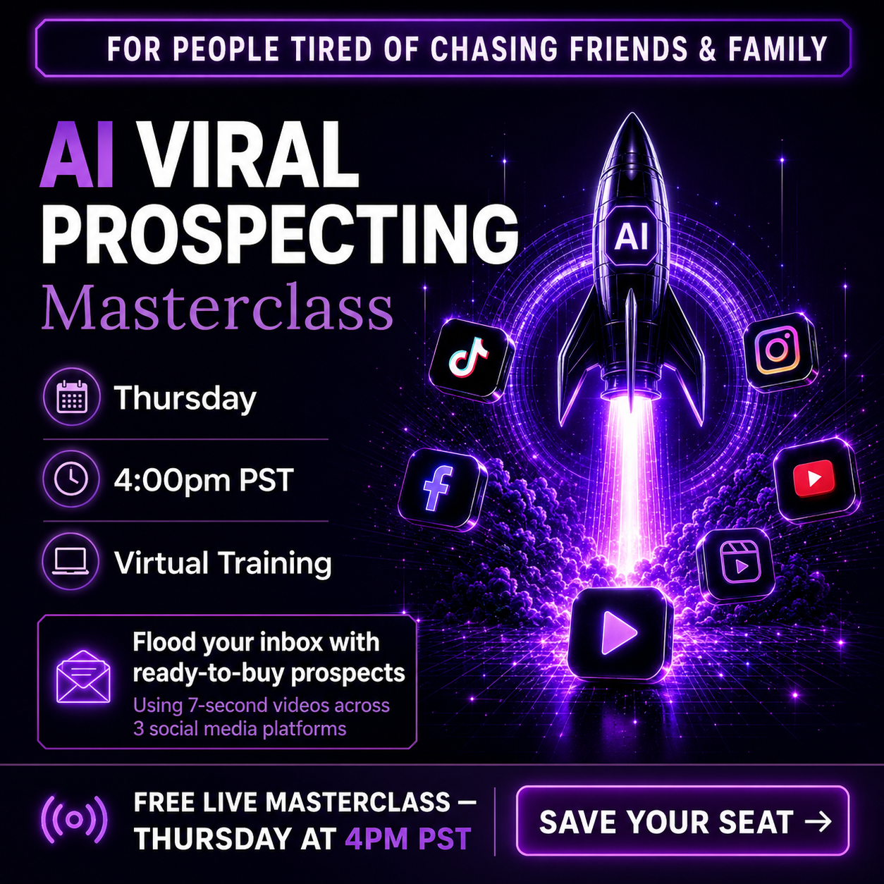 Attraction Marketing Facebook ad