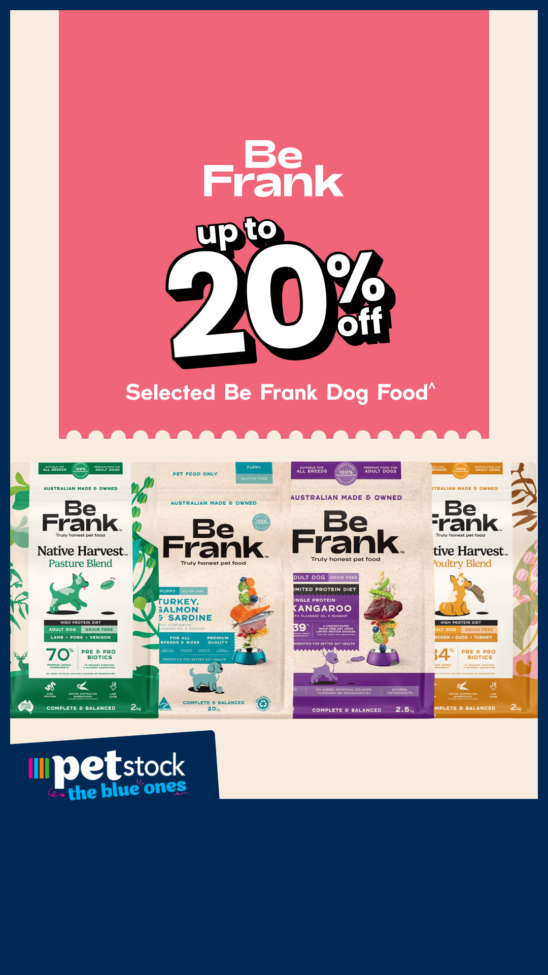 Petstock Facebook ad