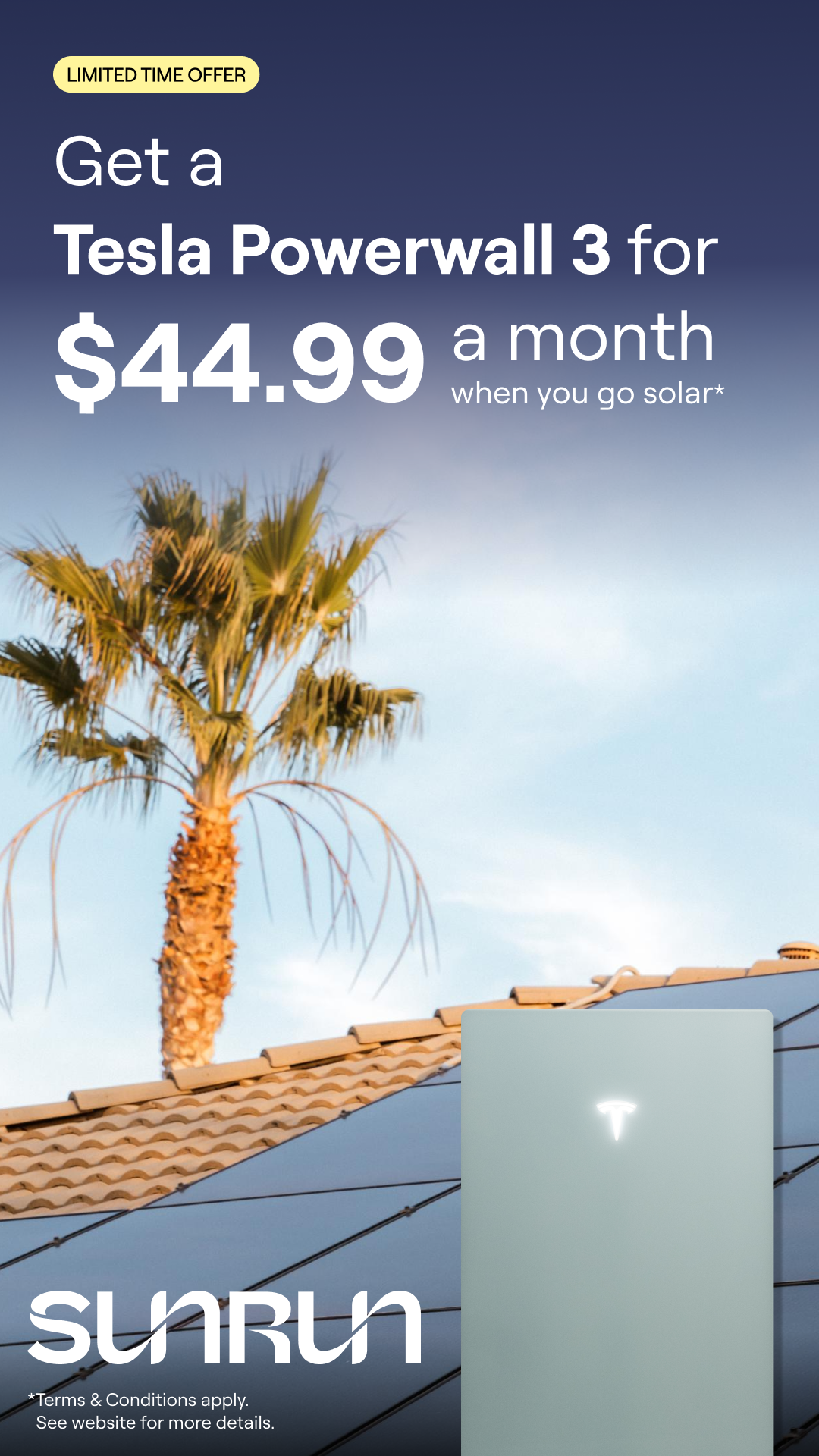 Sunrun Facebook ad
