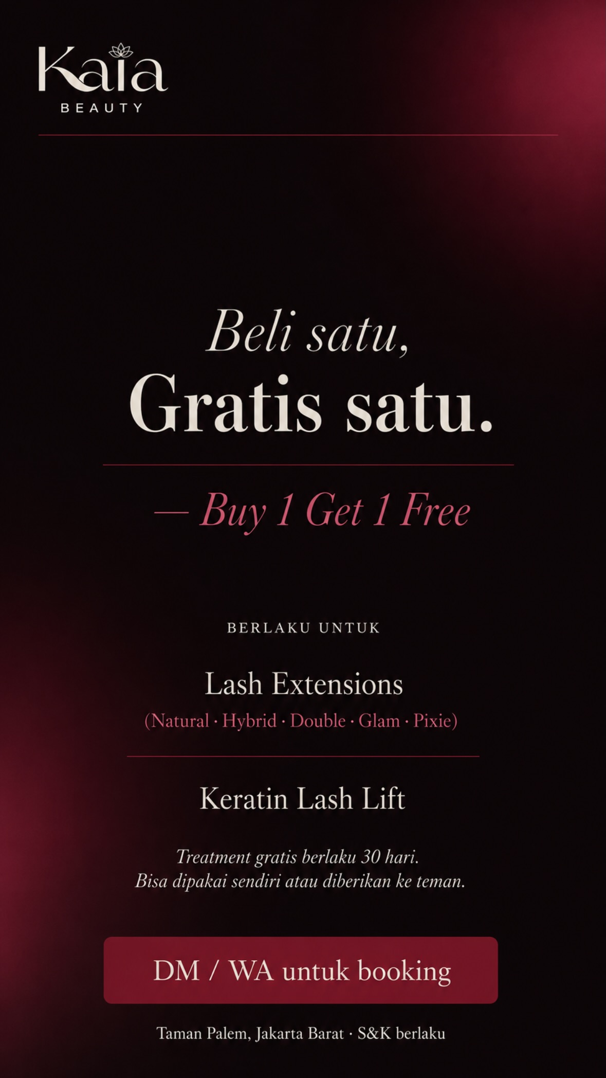 Kaia Beauty Facebook ad