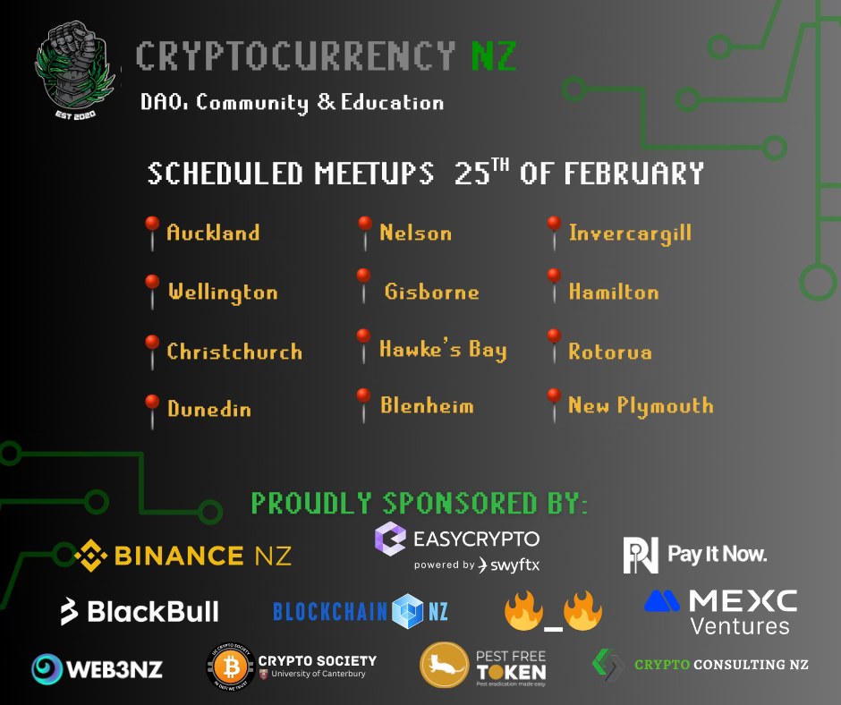 Cryptocurrency NZ Facebook ad: Meetups - Cryptocurrency NZ