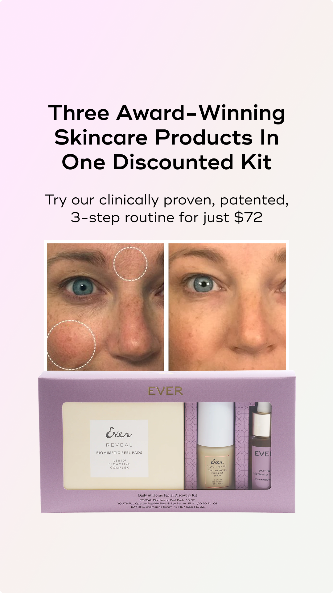 EVER Cleanical Skincare Facebook ad