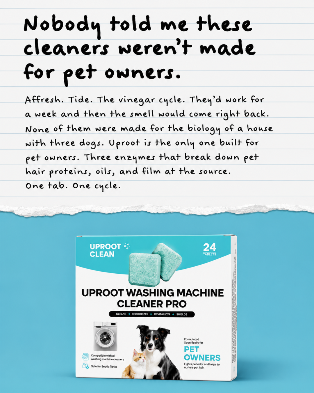 Uproot Clean Facebook ad