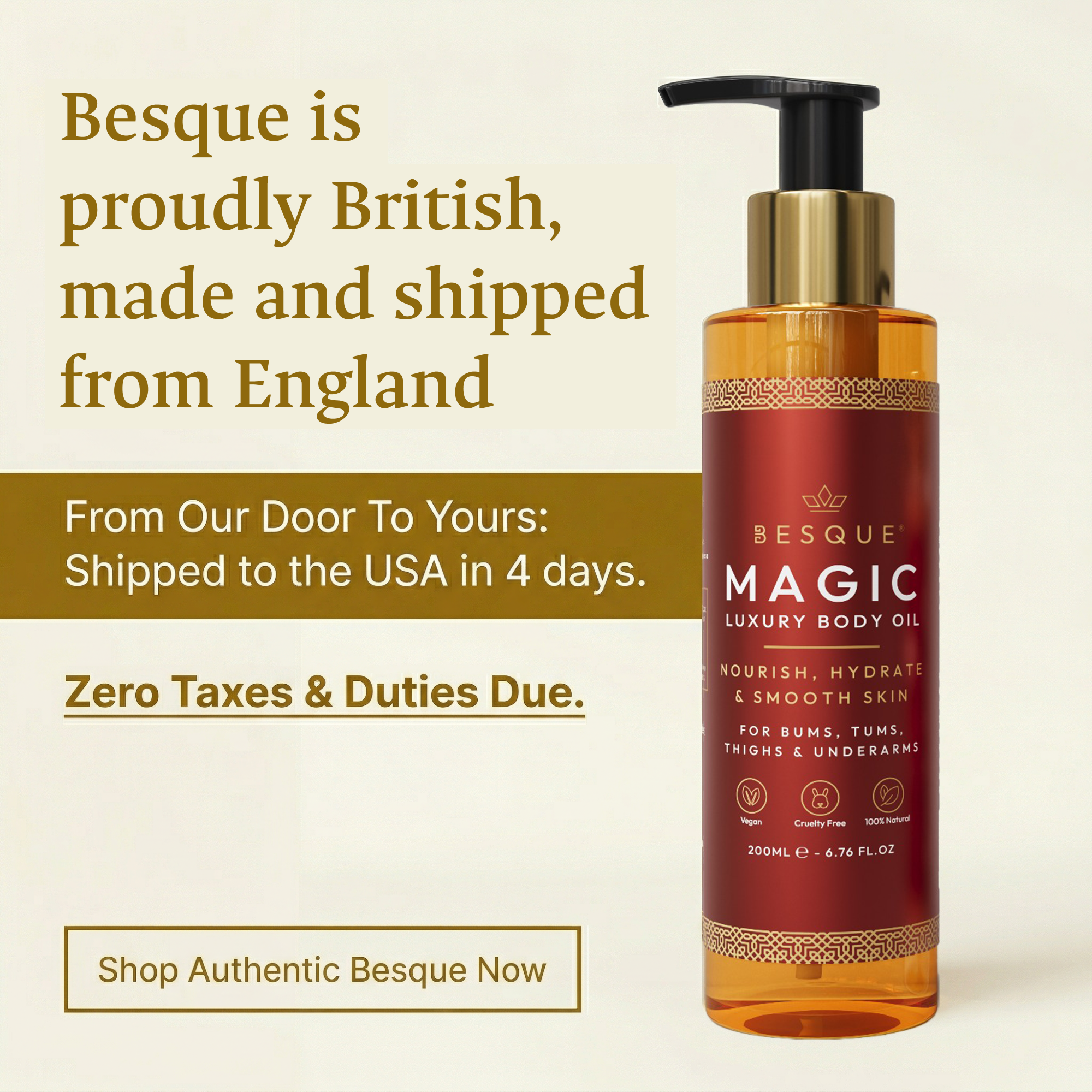 Besque Facebook ad
