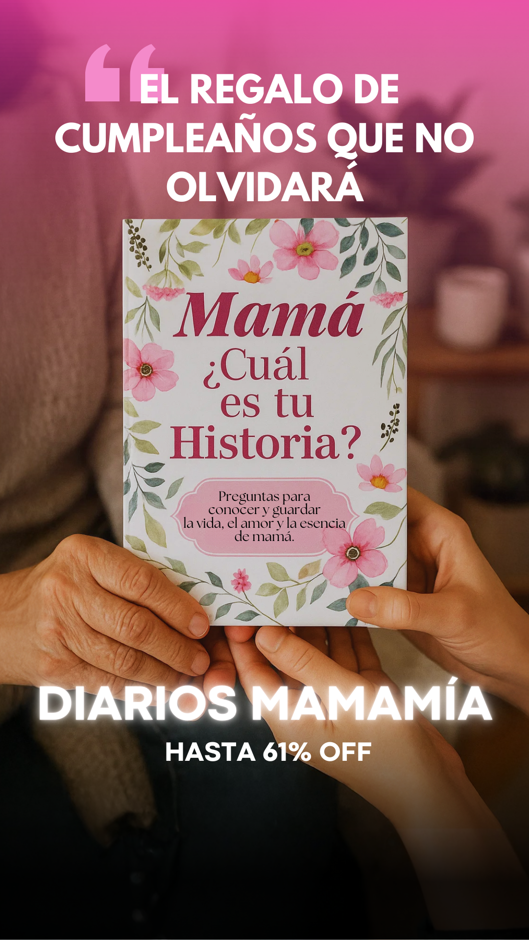 MamáMía Chile Facebook ad