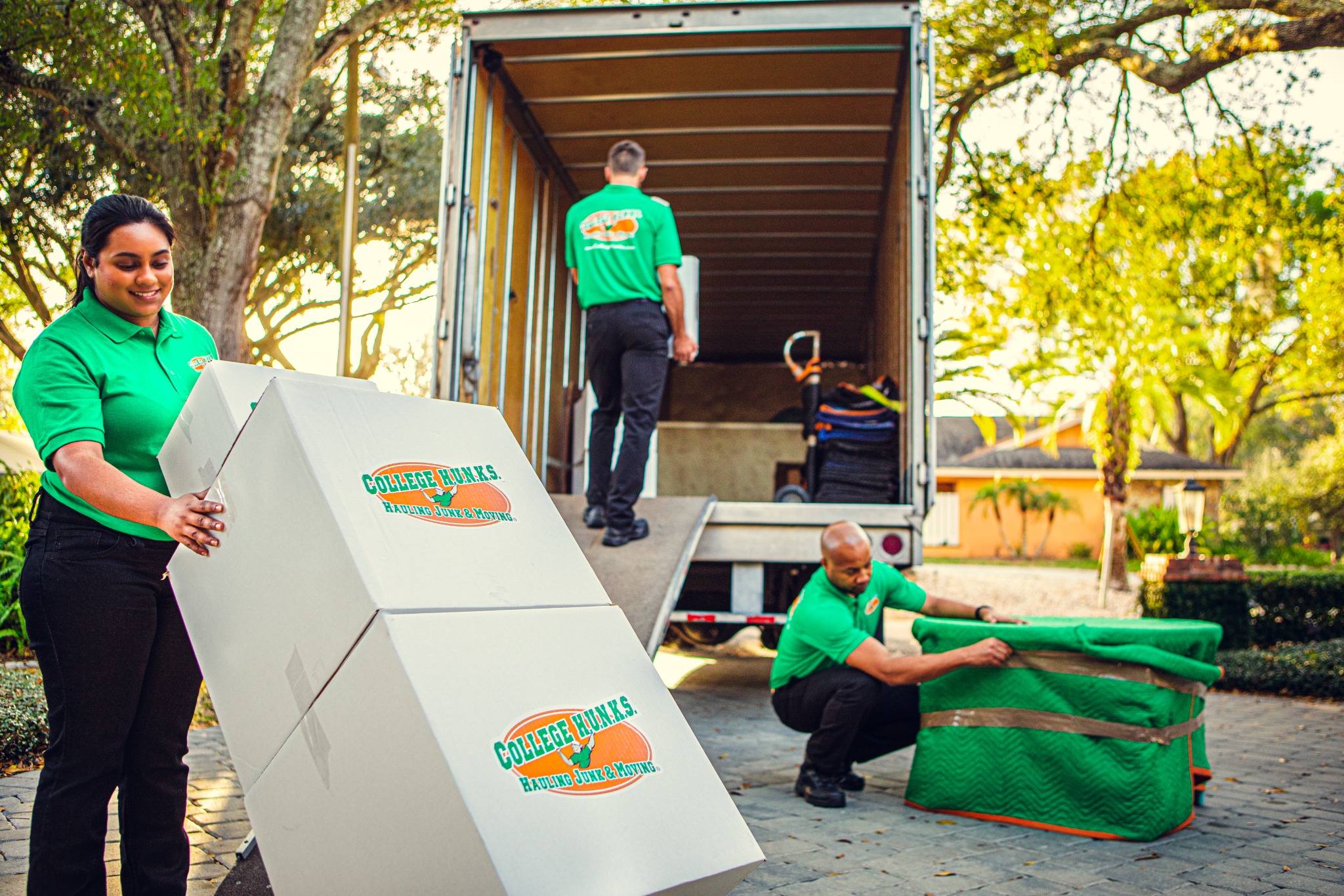 College Hunks Hauling Junk and Moving Lansing Facebook ad