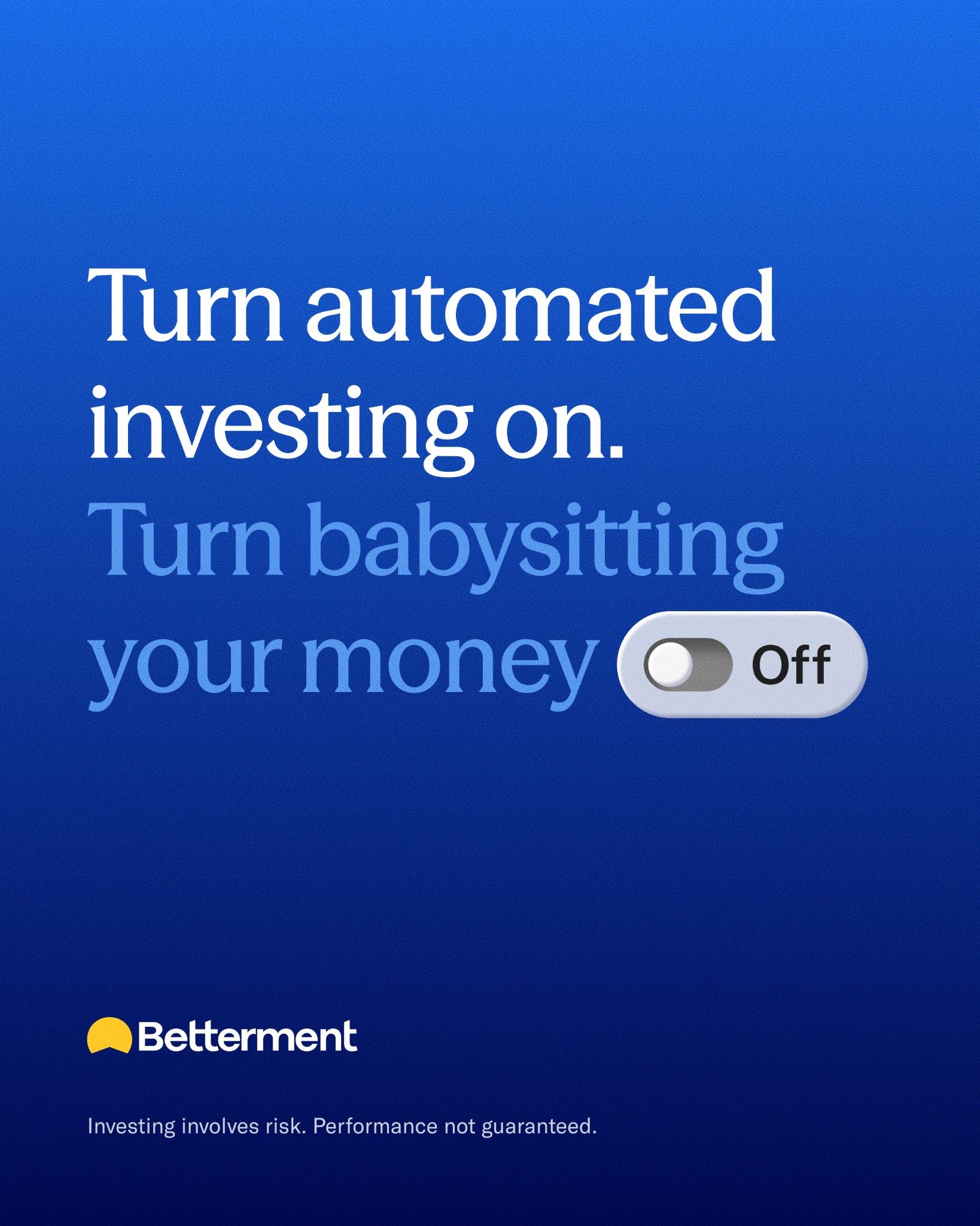 Betterment Facebook ad