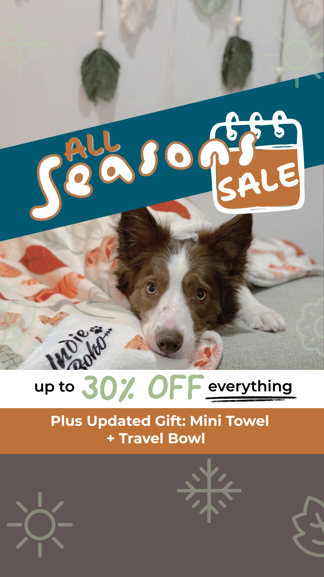 Indie Boho Facebook ad: Good News: The Gifts Keep Coming