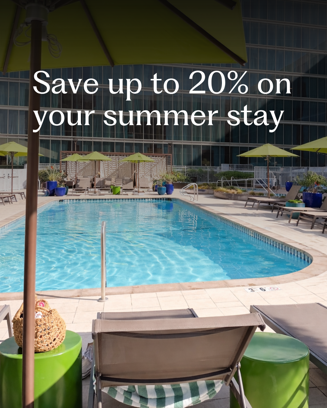 Hilton Anaheim Facebook ad: Your best summer yet starts here.