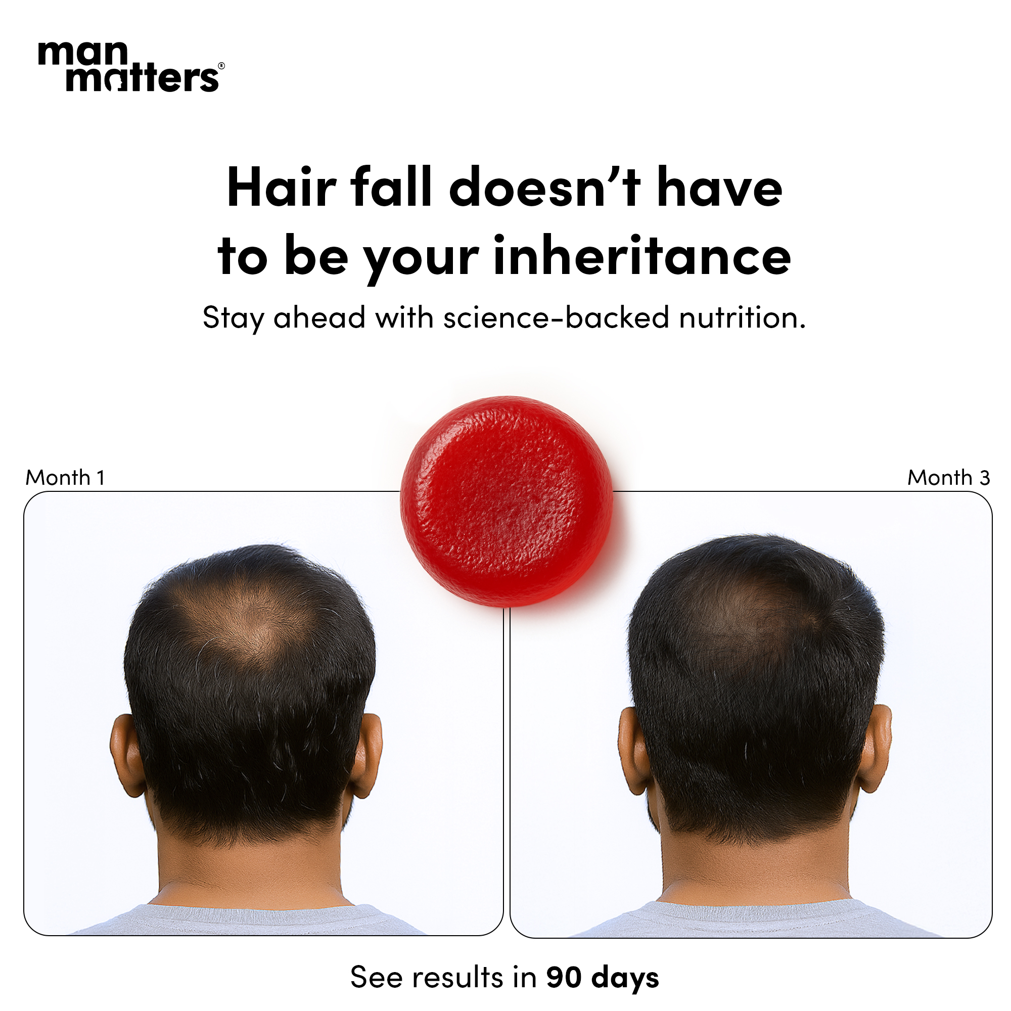 Hair Matters by Man Matters Facebook ad