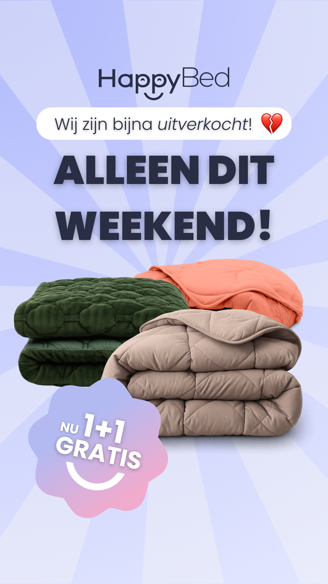 HappyBed Facebook ad