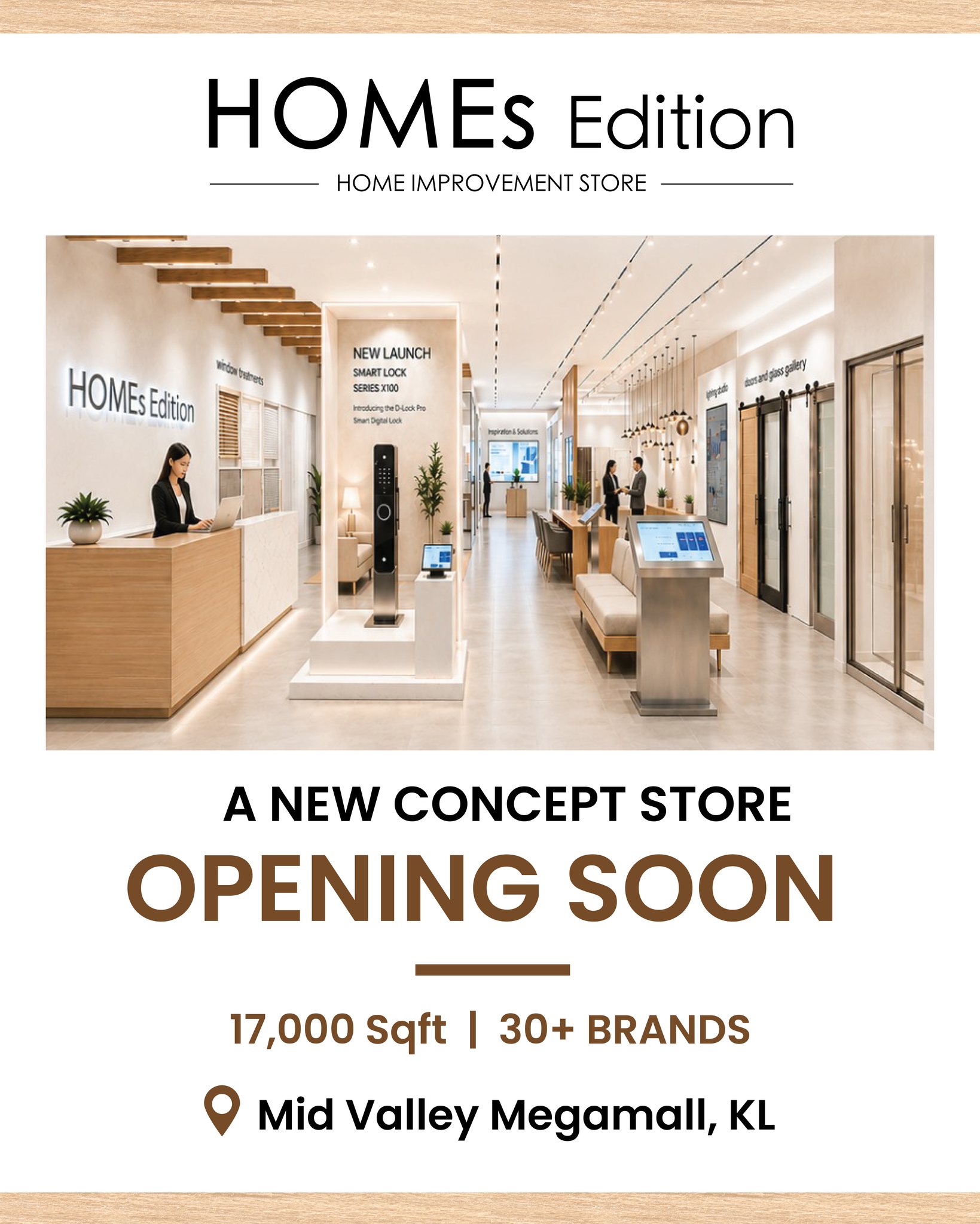 HOMEs Edition Facebook ad: A NEW Concept Store is arriving at Mid…