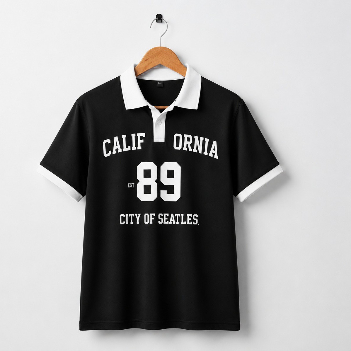 Raim Collection Facebook ad: CALIFORNIA 89 Polo & Customized t-shirts with your…