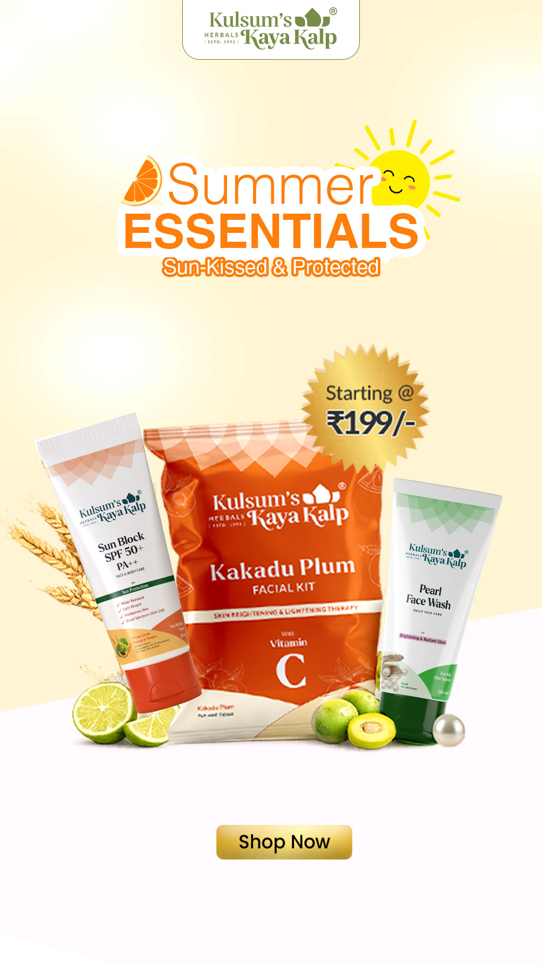 Kulsum’s Kaya Kalp Herbals Facebook ad