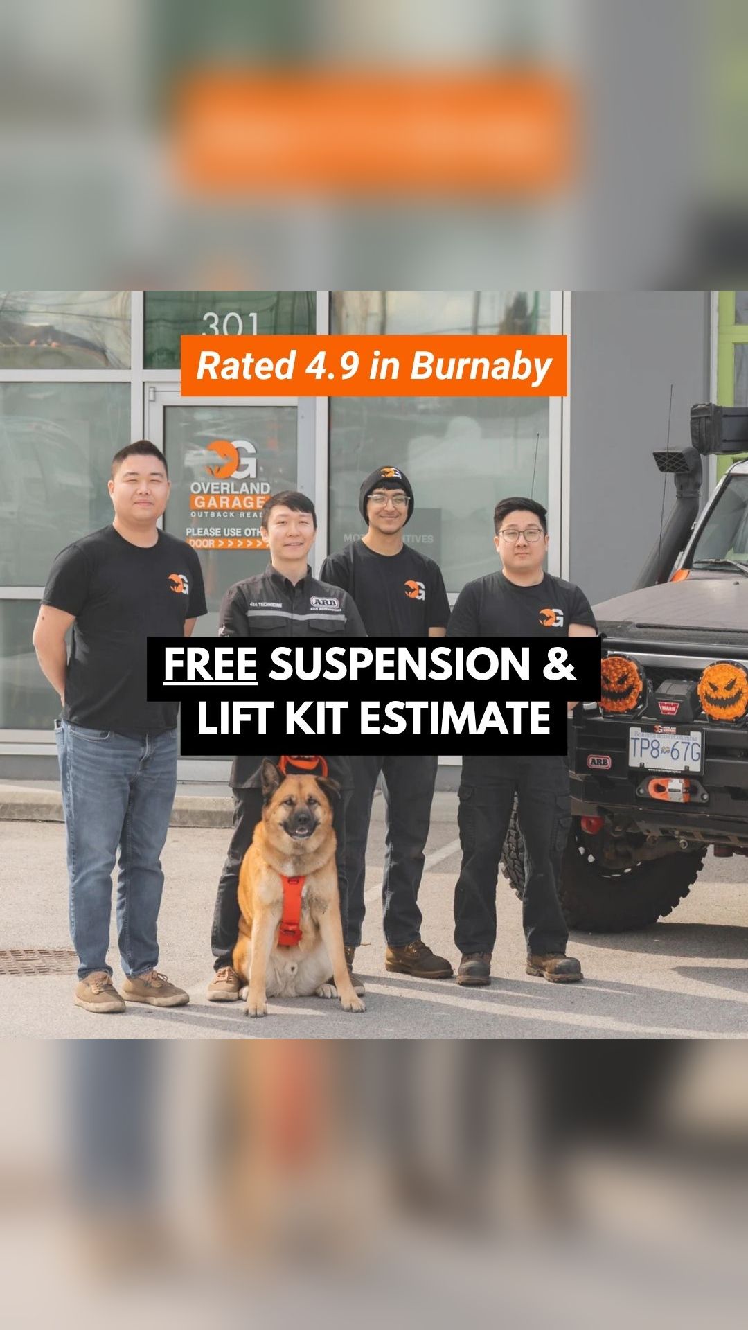 Overland Garage Facebook ad