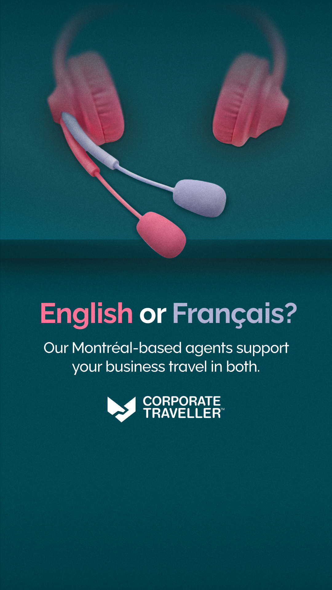 Corporate Traveller Canada Facebook ad