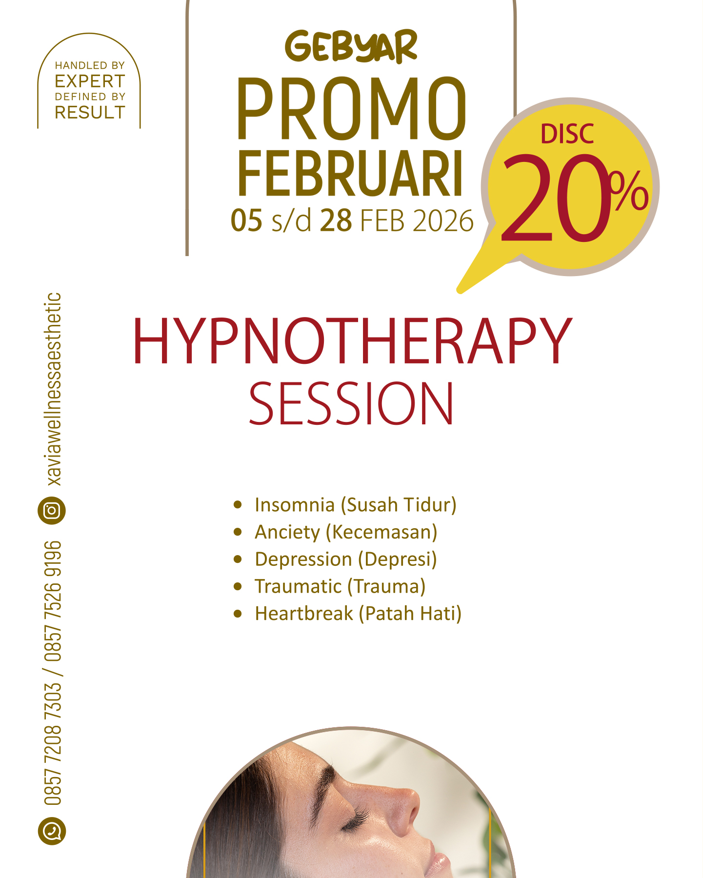 Xavia Wellness & Aesthetic Indonesia Facebook ad: Ambil PROMO Sekarang >>
