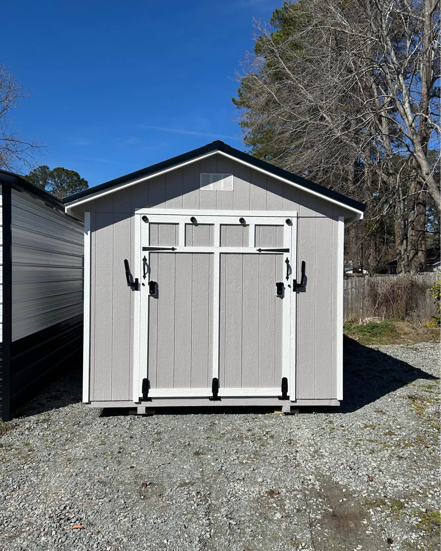 Josh Leonard Facebook ad: 10 x 20 shed with ramp door