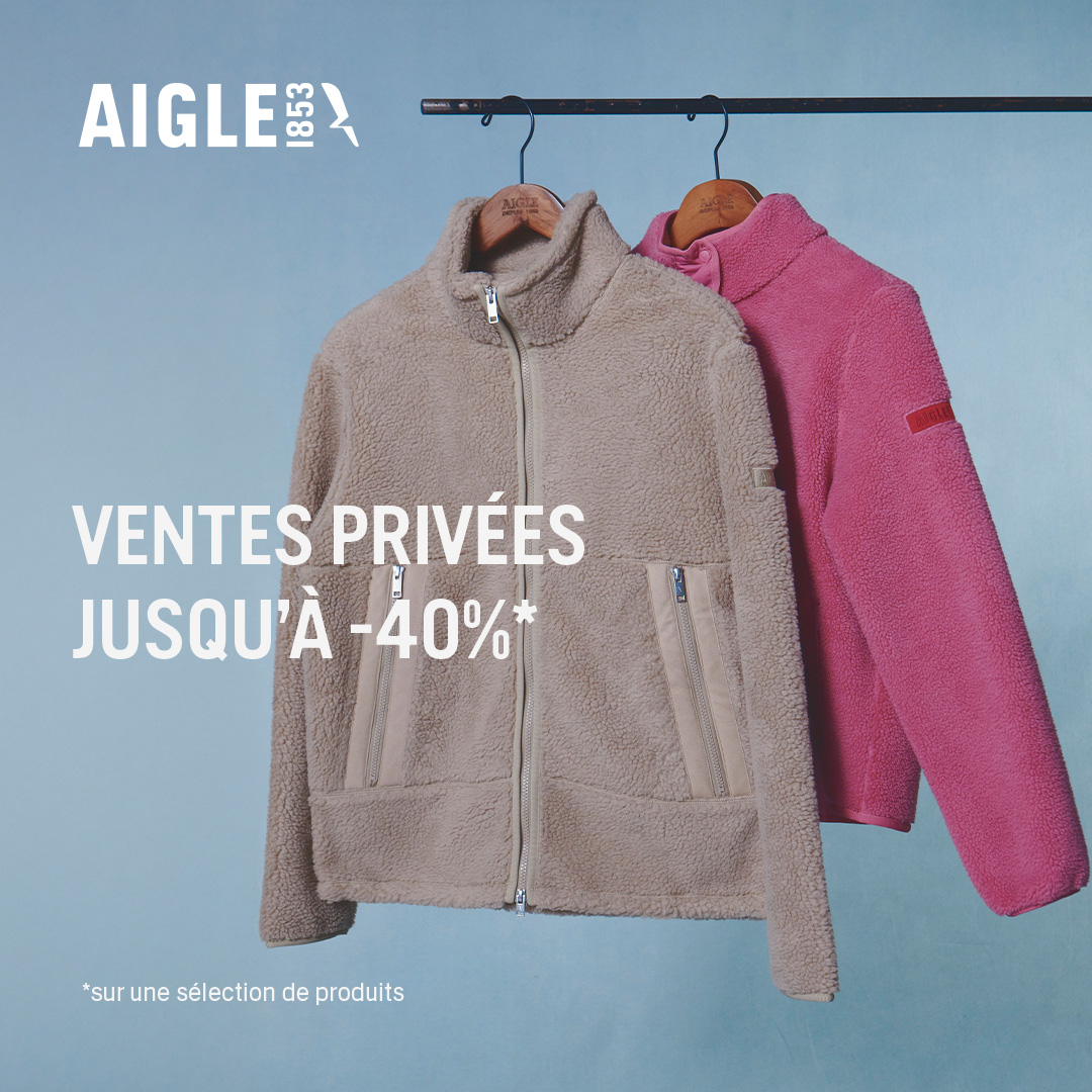 Aigle Facebook ad: Ventes Privées