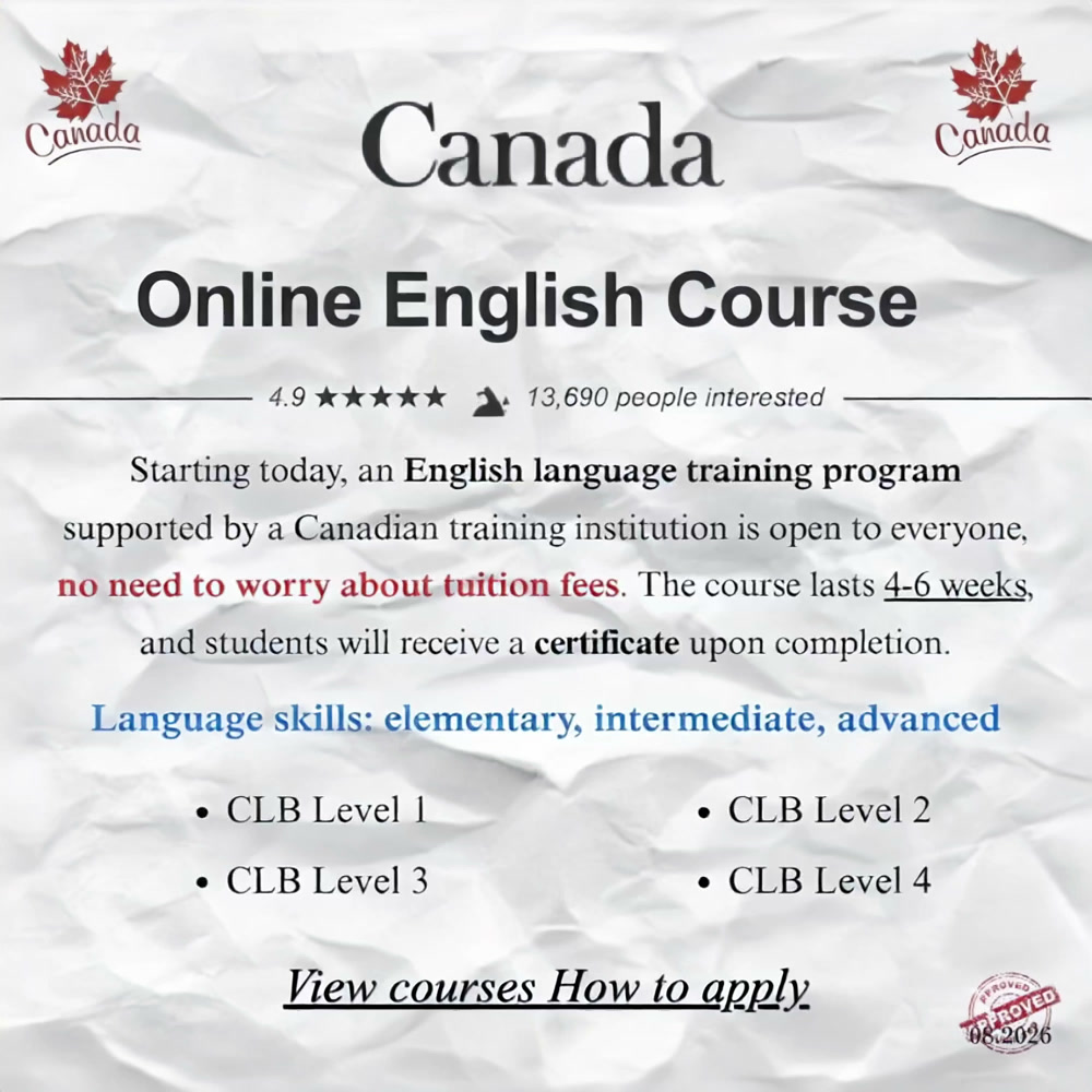 Skills Growth Center Facebook ad: Online English Speaking Courses