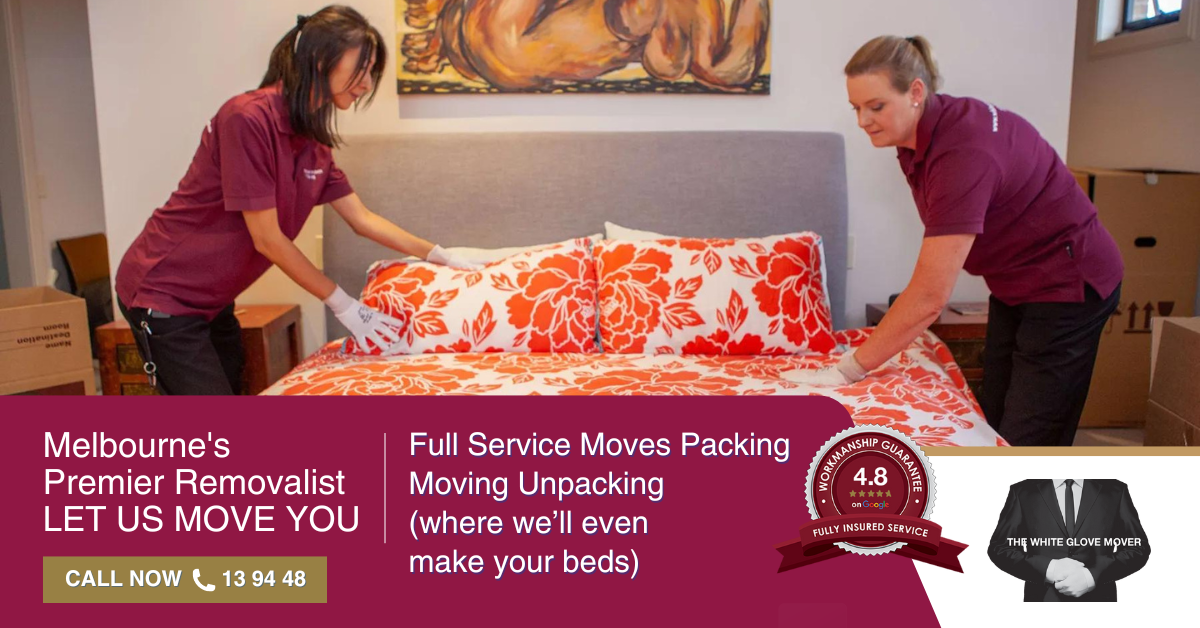 Sievwright The White Glove Mover Facebook ad: The White Glove Mover | Removalist Experts