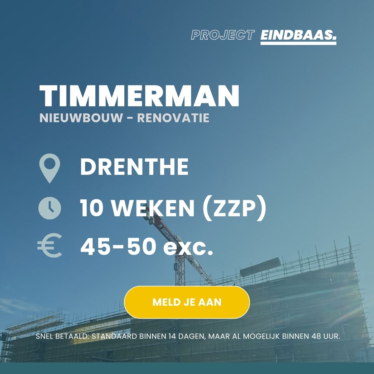 Project Eindbaas B.V. Facebook ad