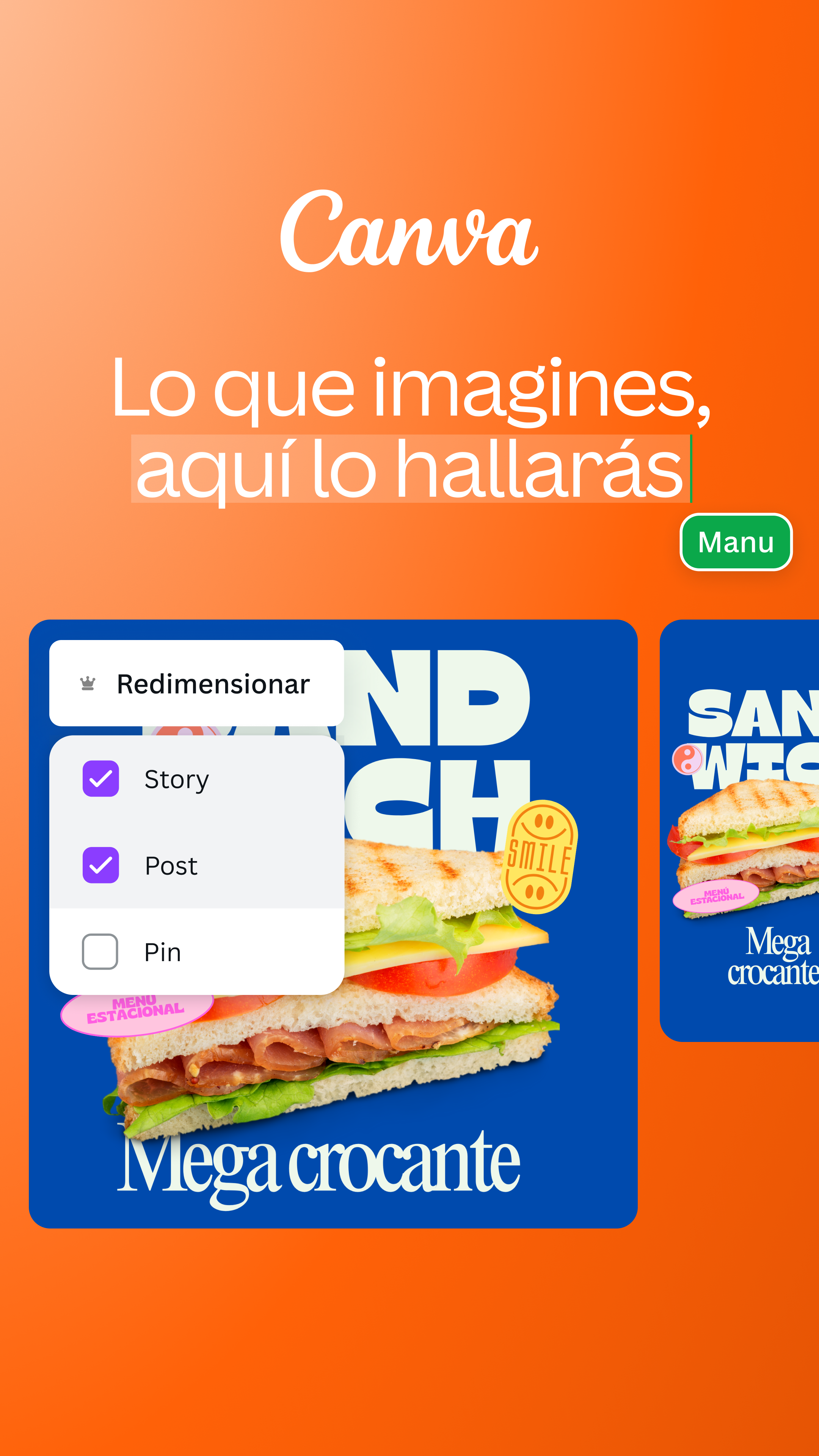 Canva Mexico Facebook ad