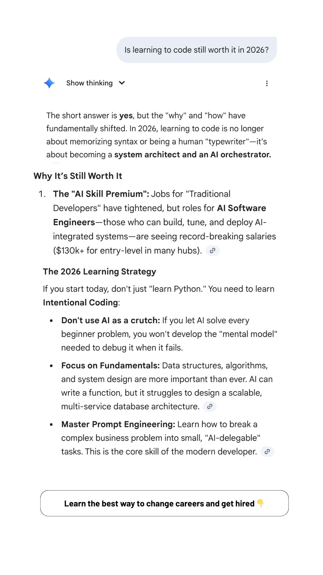 Zero To Mastery Facebook ad