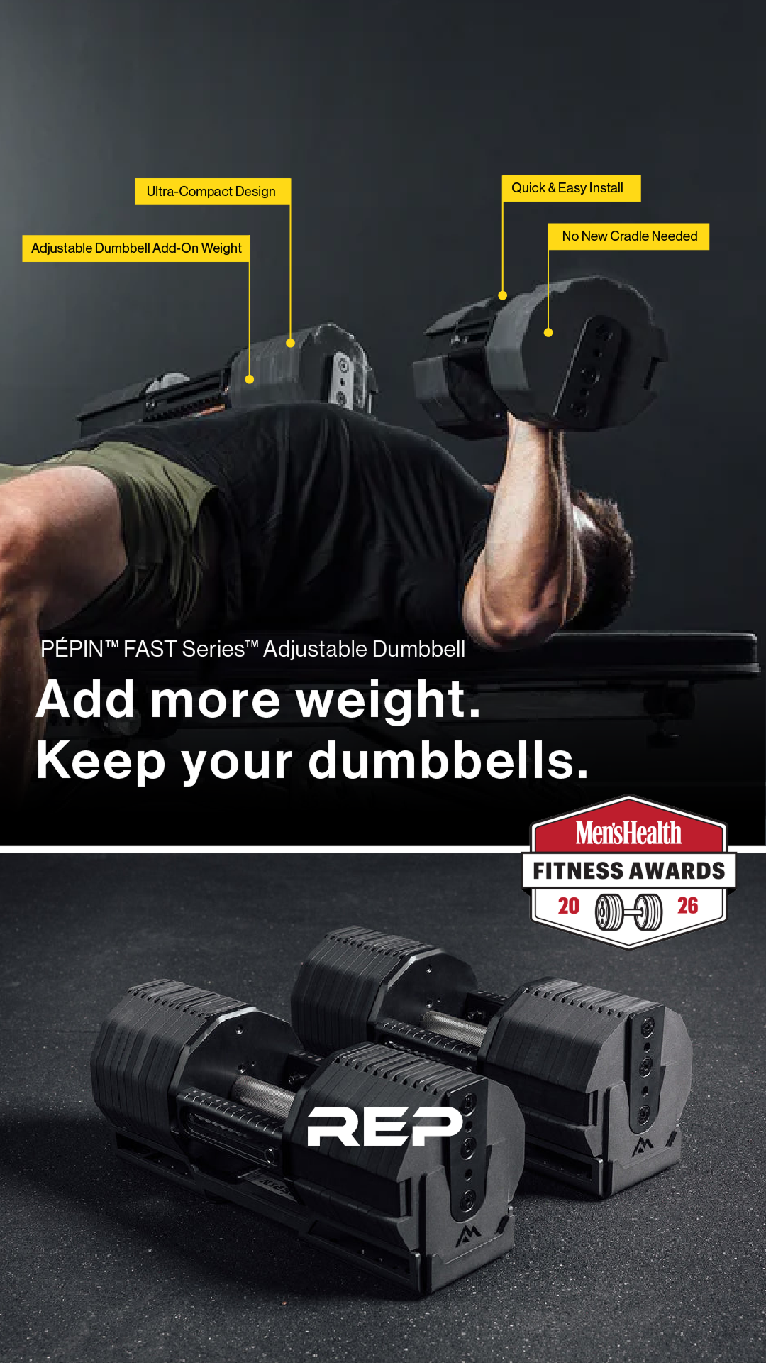 REP Fitness Facebook ad